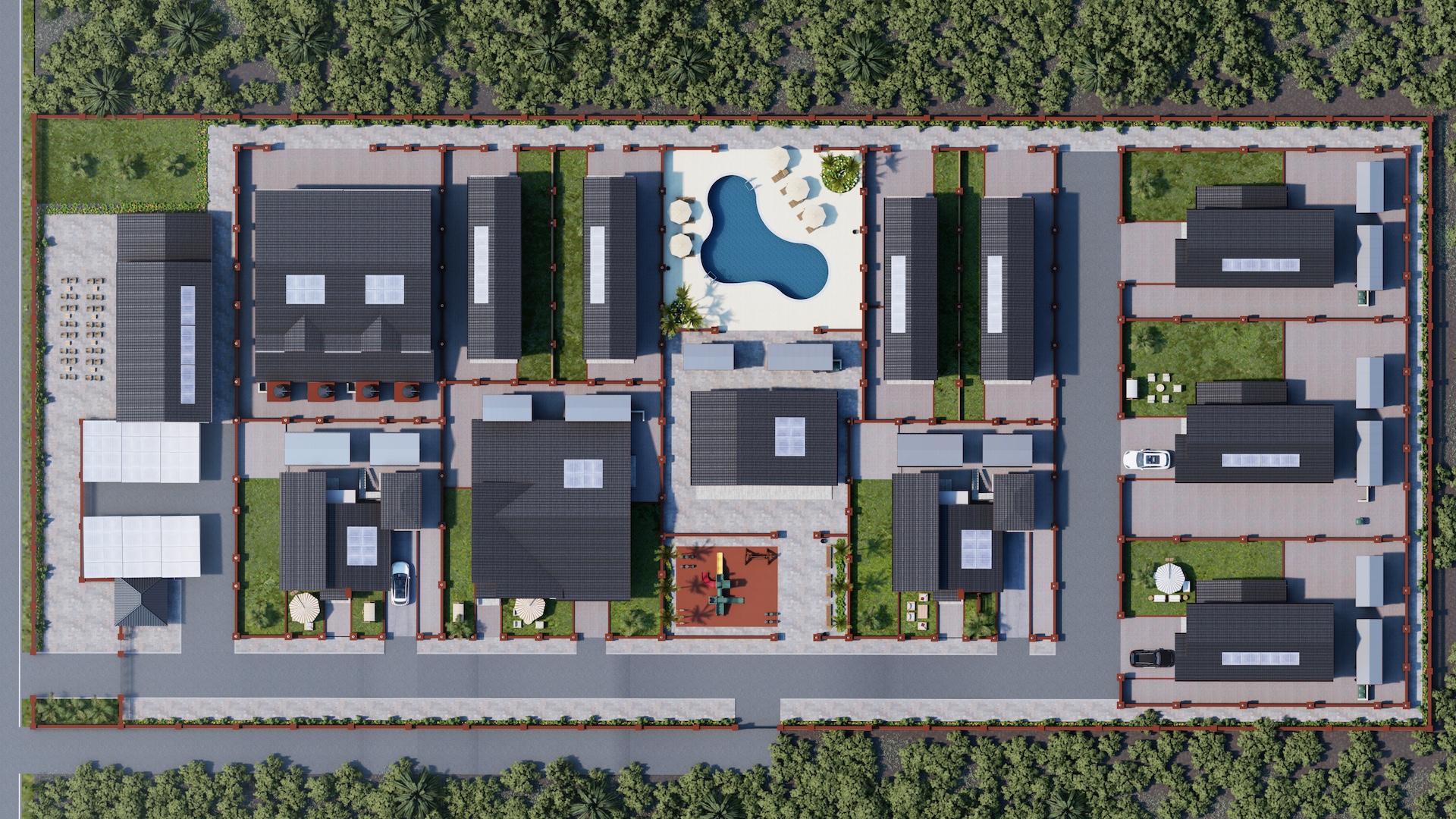 Kent master plan 3D visualization